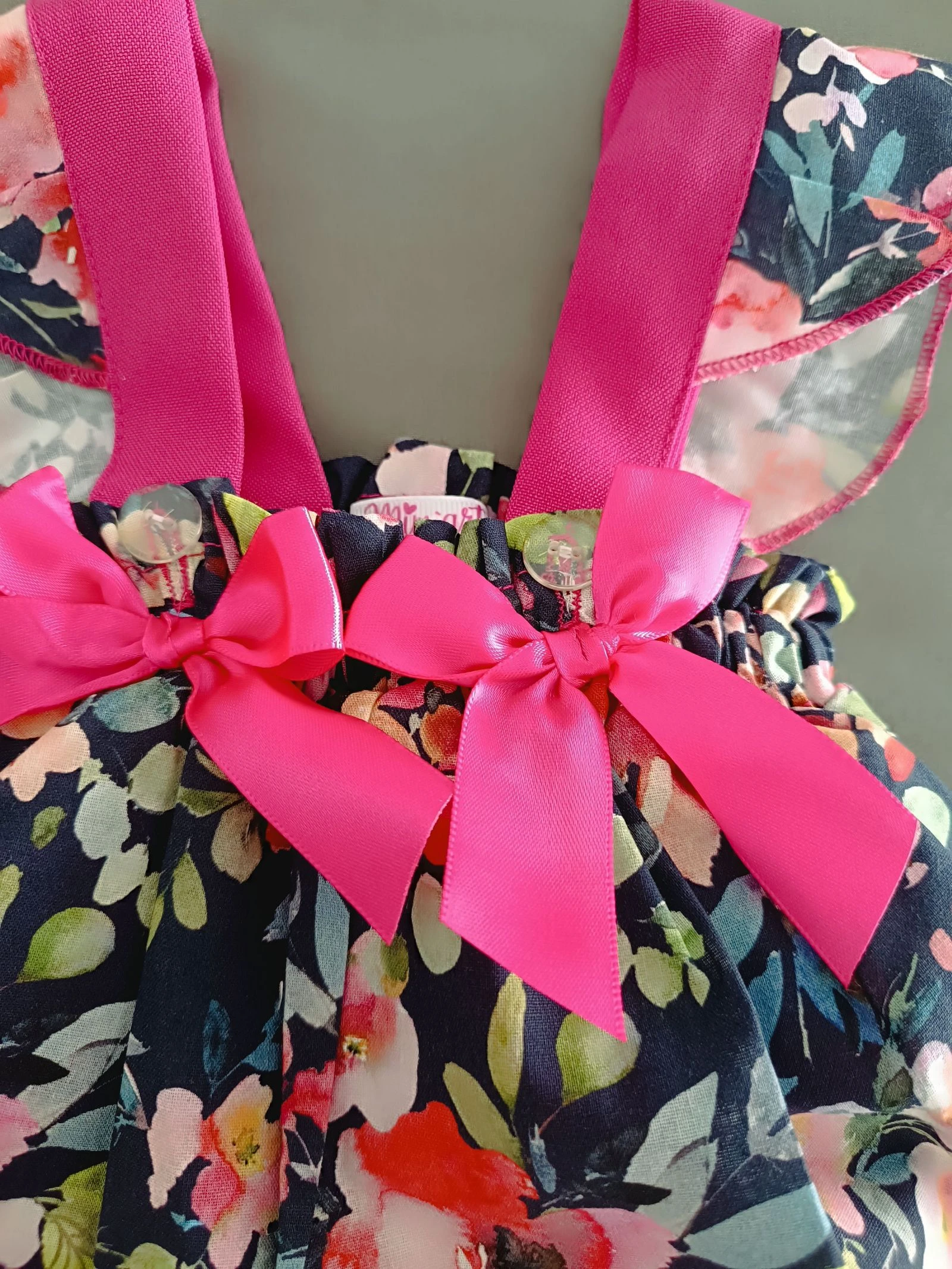 Vestido/Jesusito floral 6-9 meses – photo 7